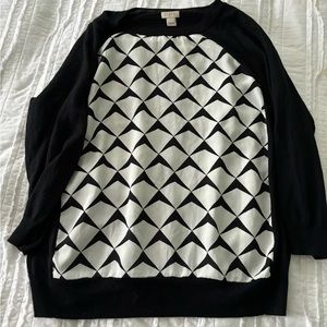 J Crew sweater shirt size L